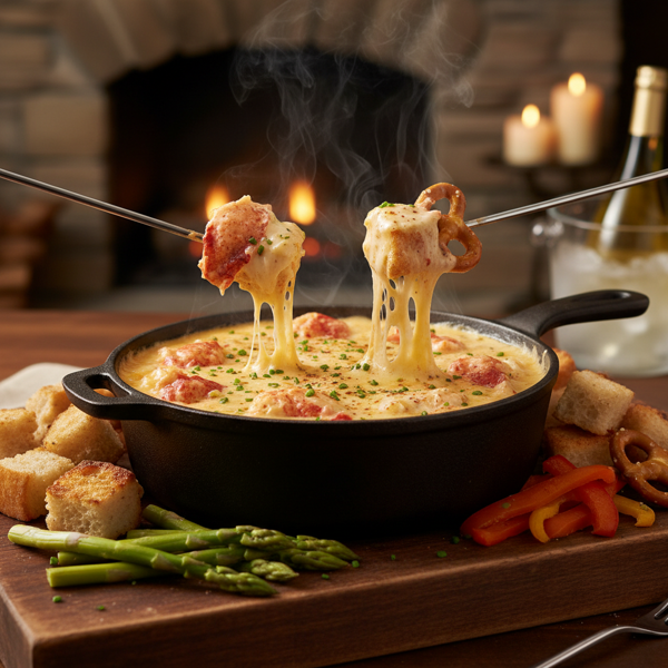 Decadent Lobster & Crab Fondue recipe