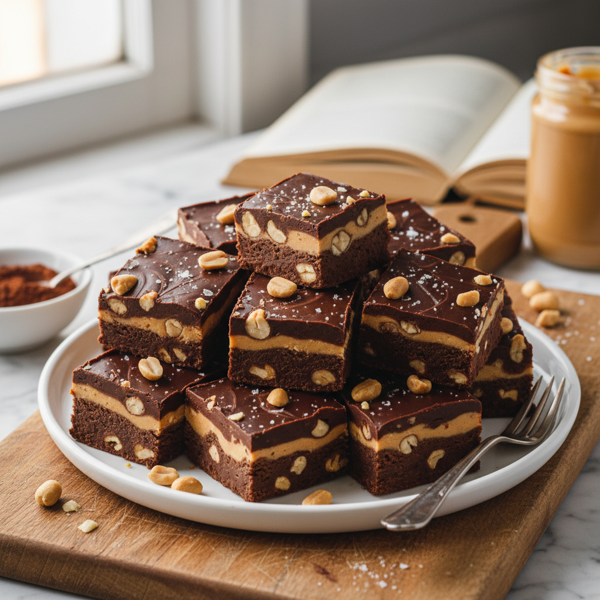 Decadent Low-Carb Chocolate Peanut Butter Fudge recipe