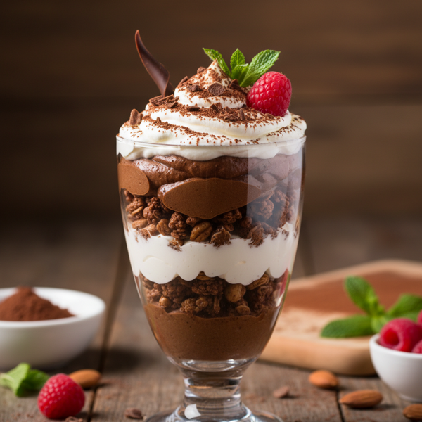 Decadent Low Carb Chocolate Dream Parfait recipe