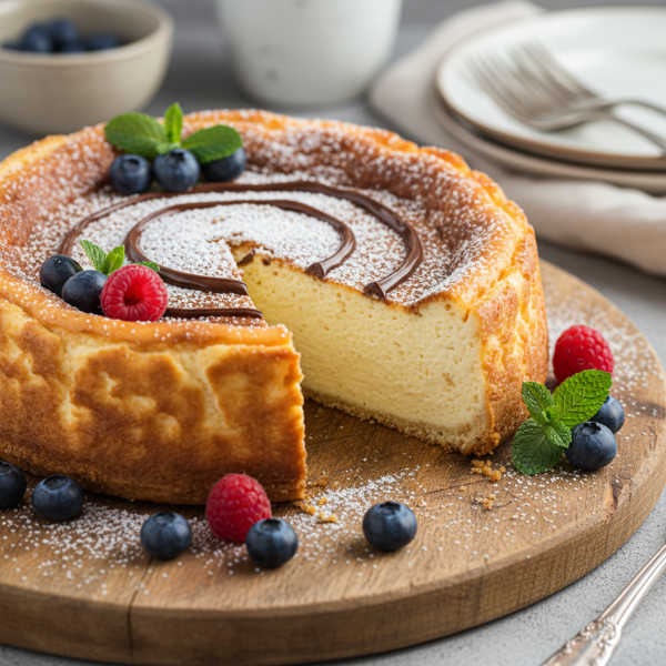 Decadent Low Carb No-Crust Cheesecake recipe