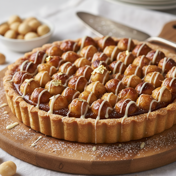 Decadent Macadamia Nut Delight Tart recipe