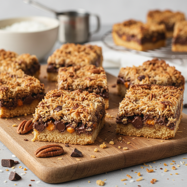 Decadent Magic Cookie Bars recipe