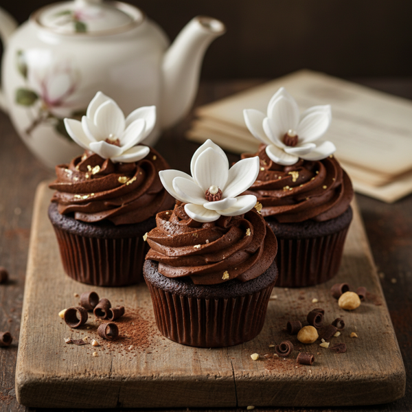 Decadent Magnolia Chocolate Cupcakes recipe