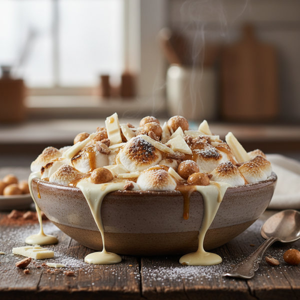 Decadent Malted Marshmallow White Chocolate Delight recipe