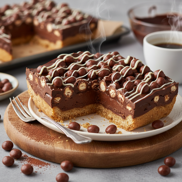 Decadent Malteser Chocolate Slice recipe