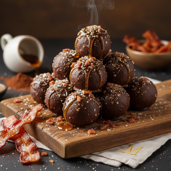 Decadent Maple Bacon Bliss Truffles recipe