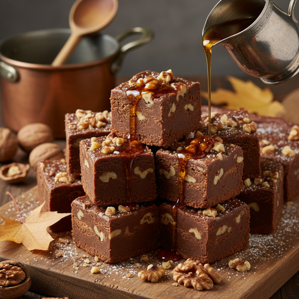 Decadent Maple Black Walnut Fudge recipe