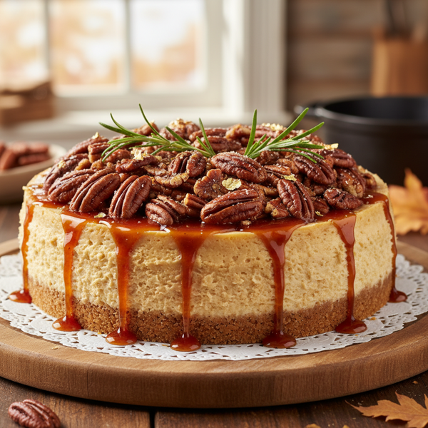 Decadent Maple Pecan Cheesecake Delight recipe