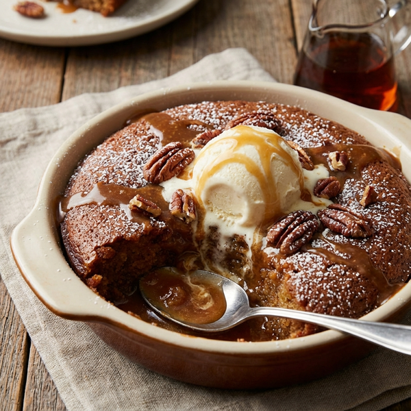 Decadent Maple Pudding Cake recipe