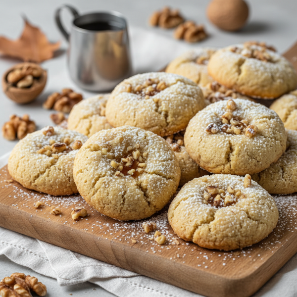 Decadent Maple Walnut Meltaways recipe