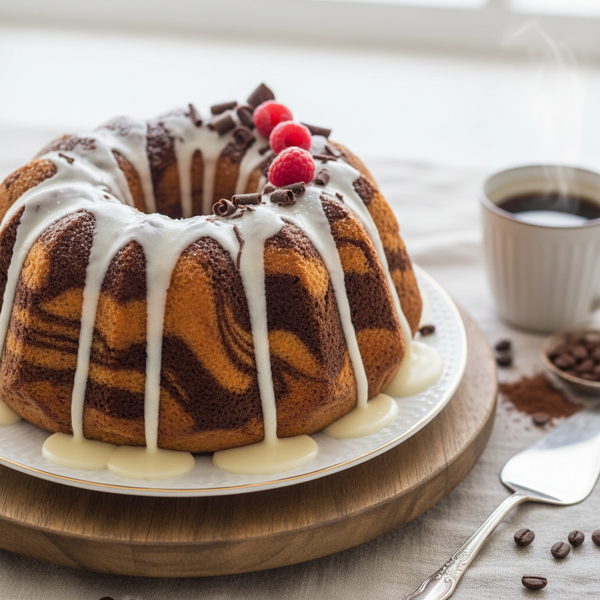 Decadent Marble Bundt Cake recipe