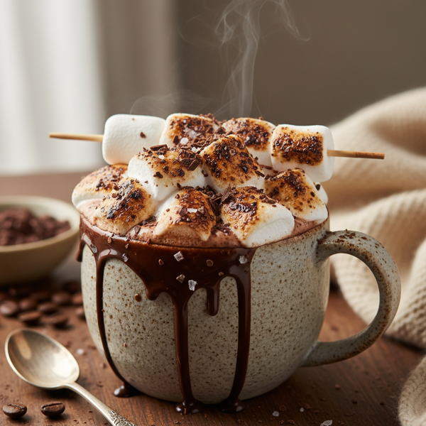 Decadent Marshmallow Hot Chocolate Coffee recipe