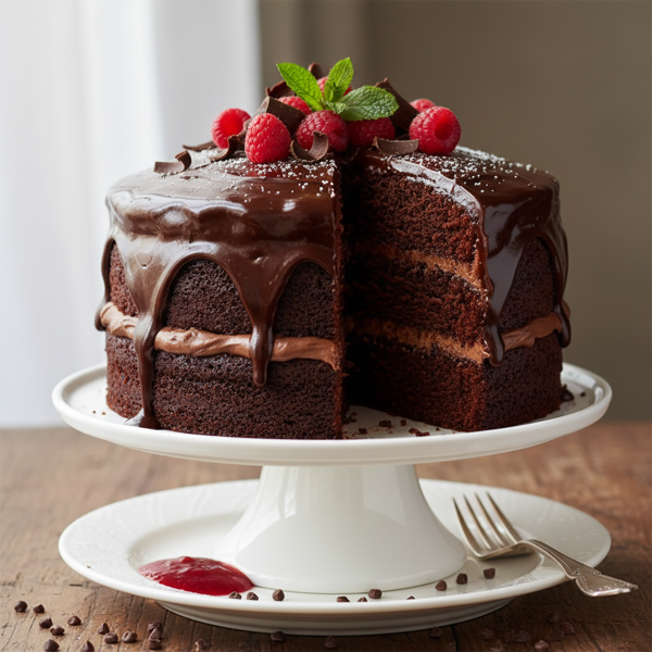 Decadent Mayonnaise Chocolate Cake recipe