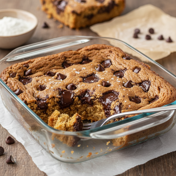 Decadent Microwave Chocolate Chip Bars recipe