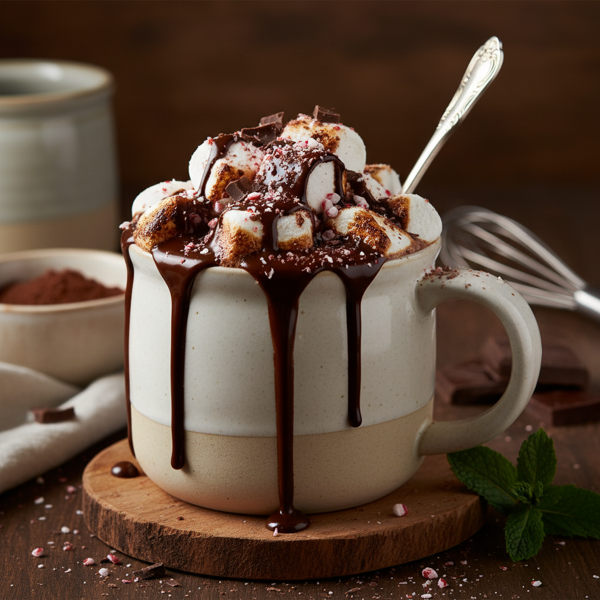 Decadent Microwave Hot Chocolate recipe