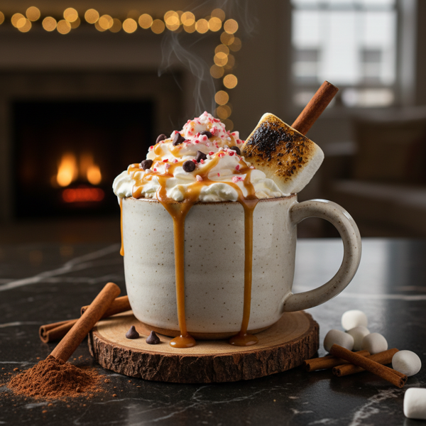 Decadent Microwave Hot Cocoa recipe