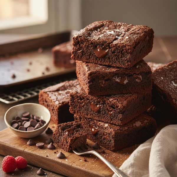 Decadent Milk Chocolate Brownies recipe
