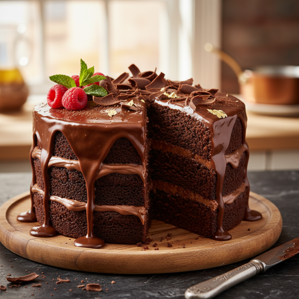 Decadent Milk Chocolate Layer Cake recipe