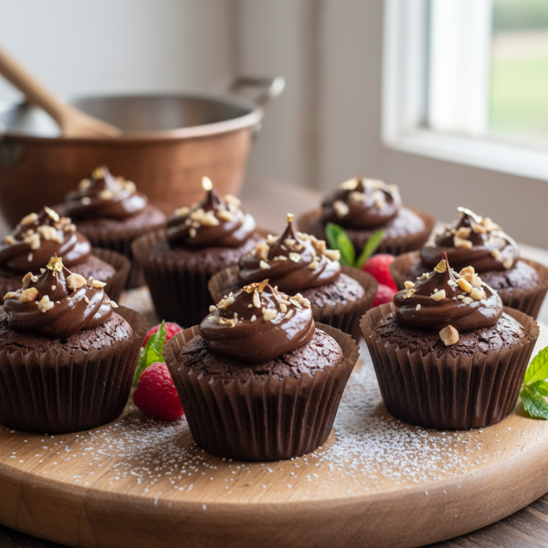 Decadent Mini Chocolate Brownie Cups recipe