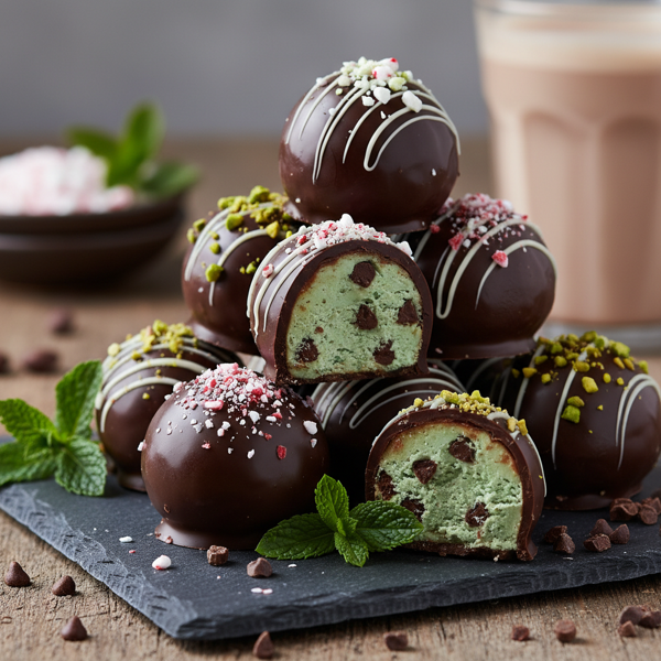 Decadent Mint Chocolate Bliss Truffles recipe