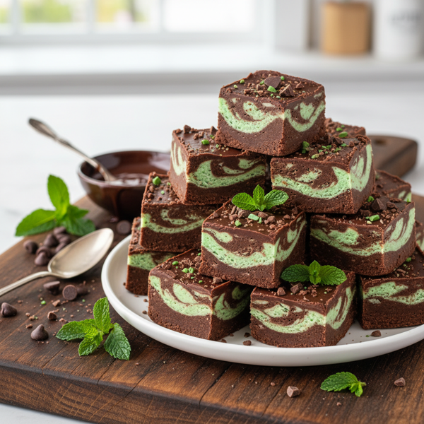 Decadent Mint Chocolate Fudge recipe