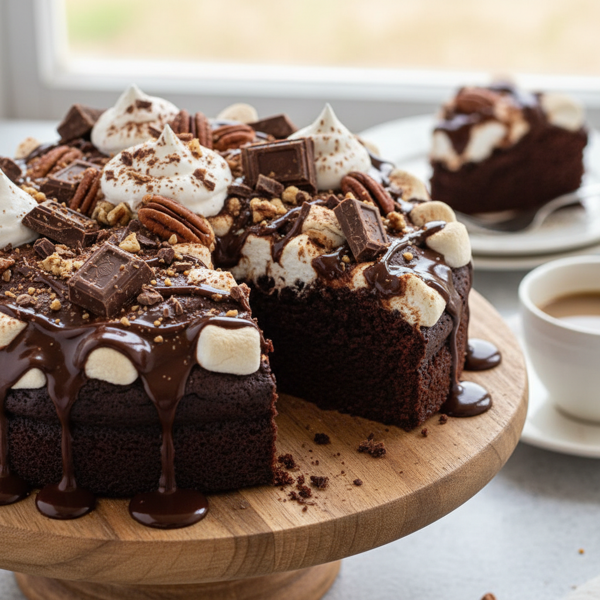 Decadent Mississippi Mud Cake recipe
