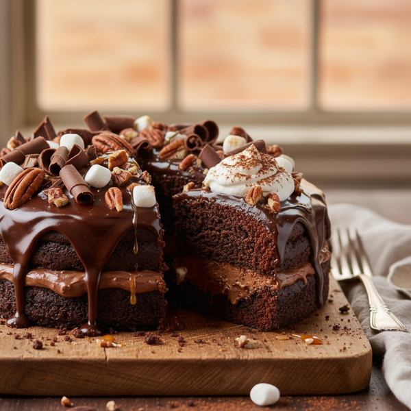 Decadent Mississippi Mud Cake Delight recipe
