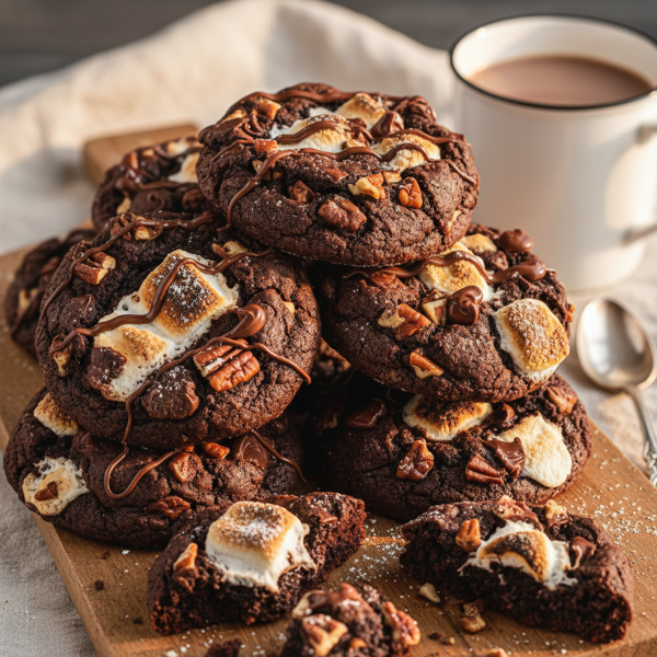 Decadent Mississippi Mud Cookies recipe