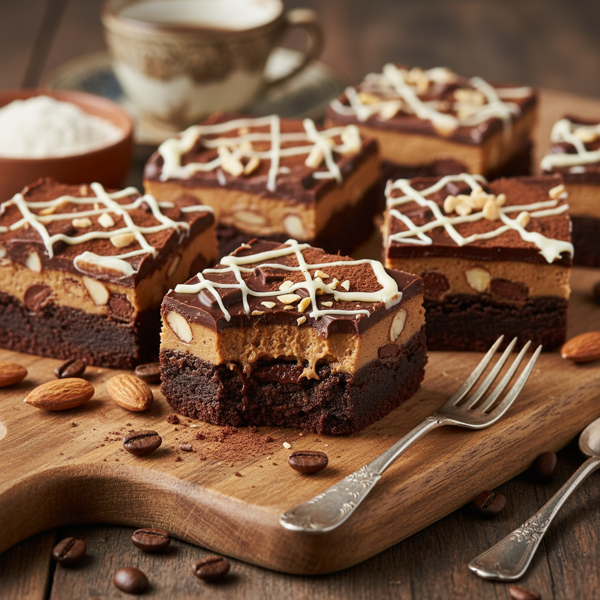 Decadent Mocha Almond Delight Bars recipe