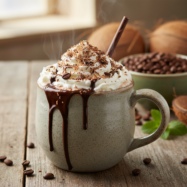 Decadent Mocha Coconut Bliss Hot Cocoa recipe