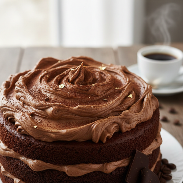 Decadent Mocha Cream Frosting recipe