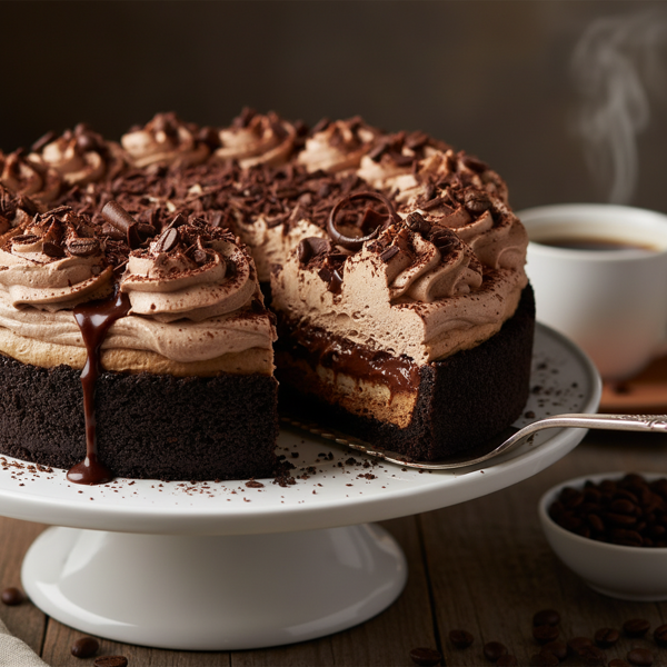 Decadent Mocha Cream Pie recipe
