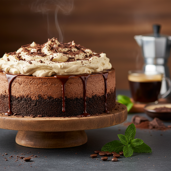 Decadent Mocha Delight Cheesecake recipe