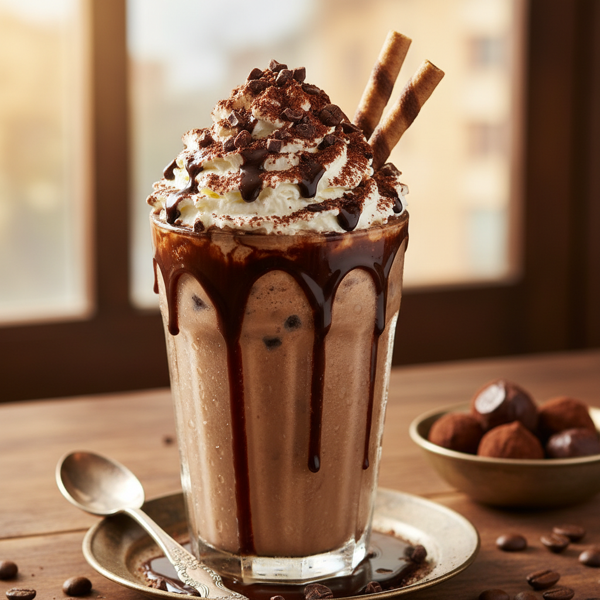 Decadent Mocha Frappe Delight recipe