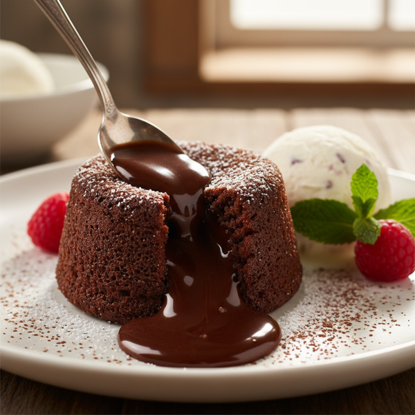 Decadent Molten Chocolate Fondant recipe