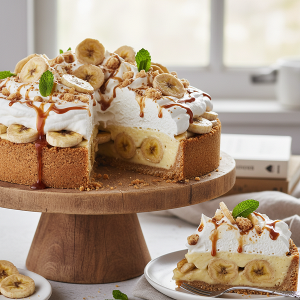 Decadent No-Bake Banana Cream Pie recipe