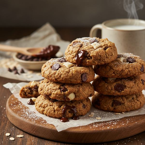 Decadent No-Bake Chocolate Chip Oatmeal Cookies recipe