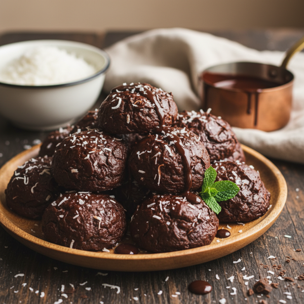 Decadent No-Bake Chocolate Coconut Cookies recipe