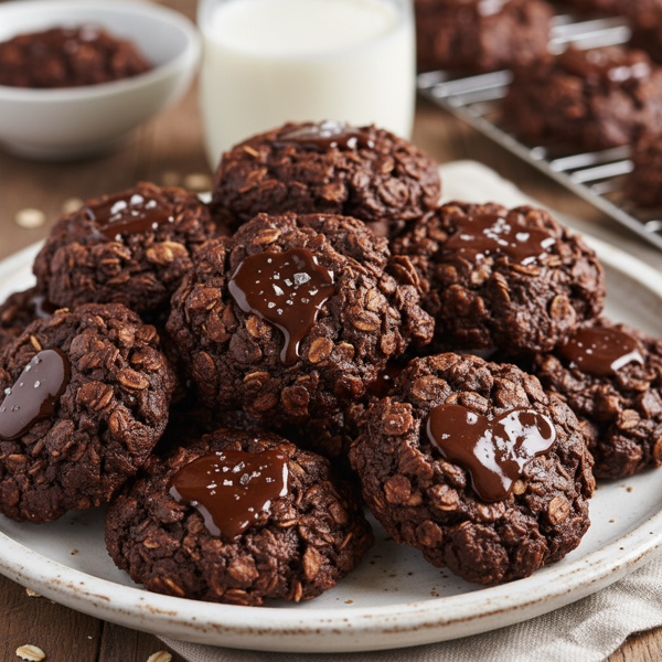 Decadent No-Bake Chocolate Oatmeal Cookies recipe