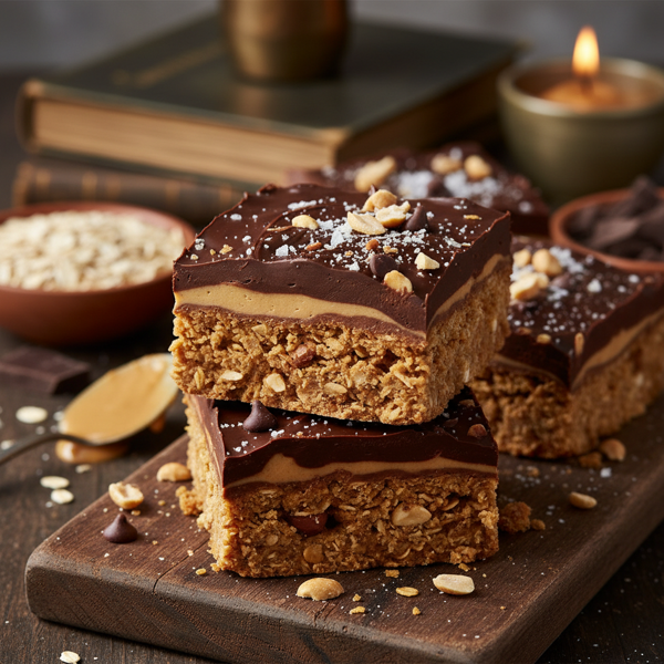 Decadent No-Bake Chocolate Peanut Butter Oatmeal Delight recipe