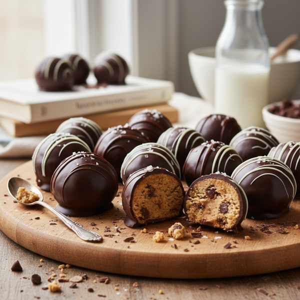 Decadent No-Bake Cookie Dough Truffles recipe