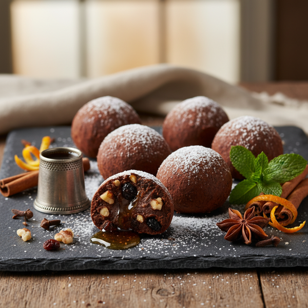 Decadent No-Bake Rum Truffles recipe