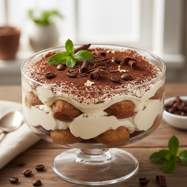 Decadent No-Bake Tiramisu Angel Delight recipe