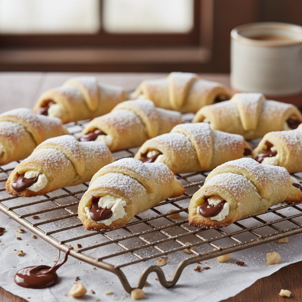 Decadent Nutella Cream Cheese Crescent Cookies recipe