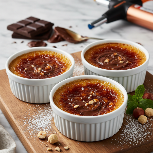 Decadent Nutella Crème Brûlée recipe