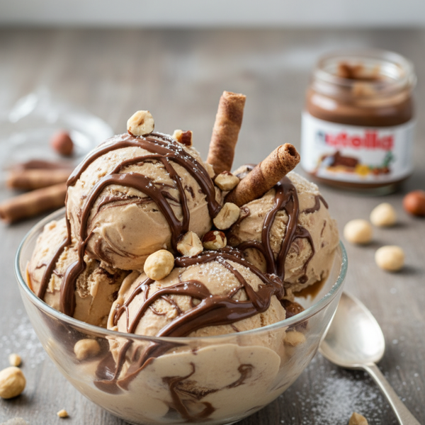 Decadent Nutella Swirl Gelato recipe