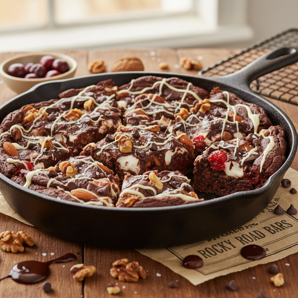 Decadent One-Pan Rocky Road Delight Bars recipe