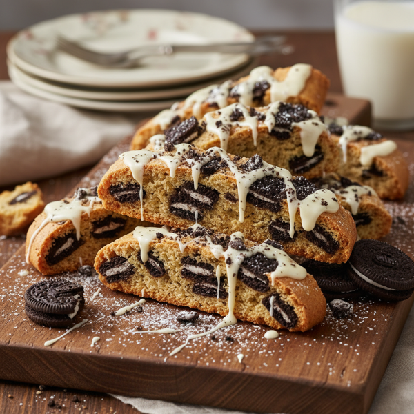 Decadent Oreo Biscotti Delight recipe