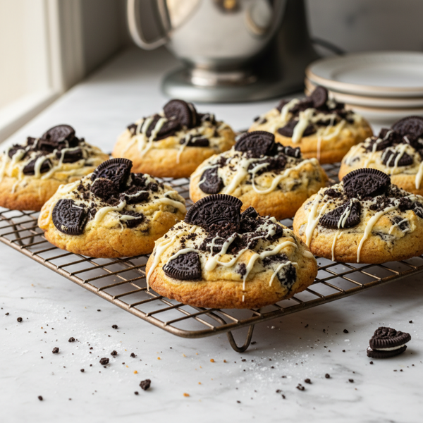 Decadent Oreo Cheesecake Cookies recipe