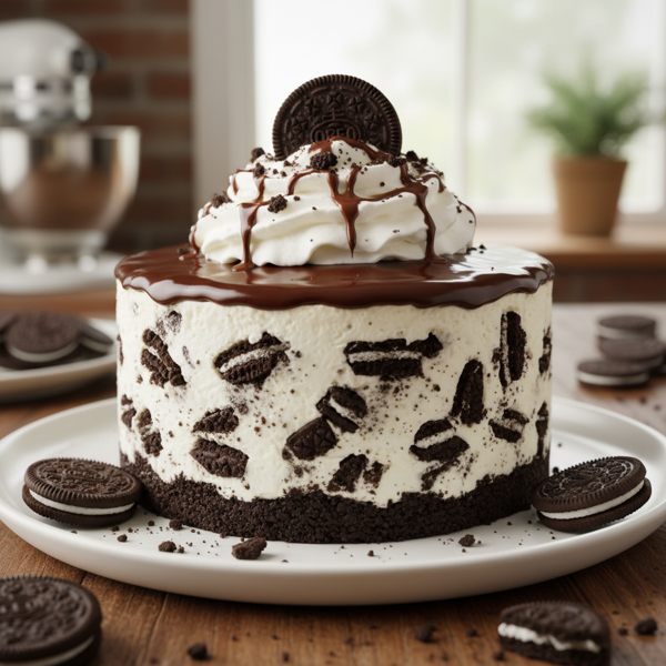 Decadent Oreo Cookie Cheesecake Delight recipe